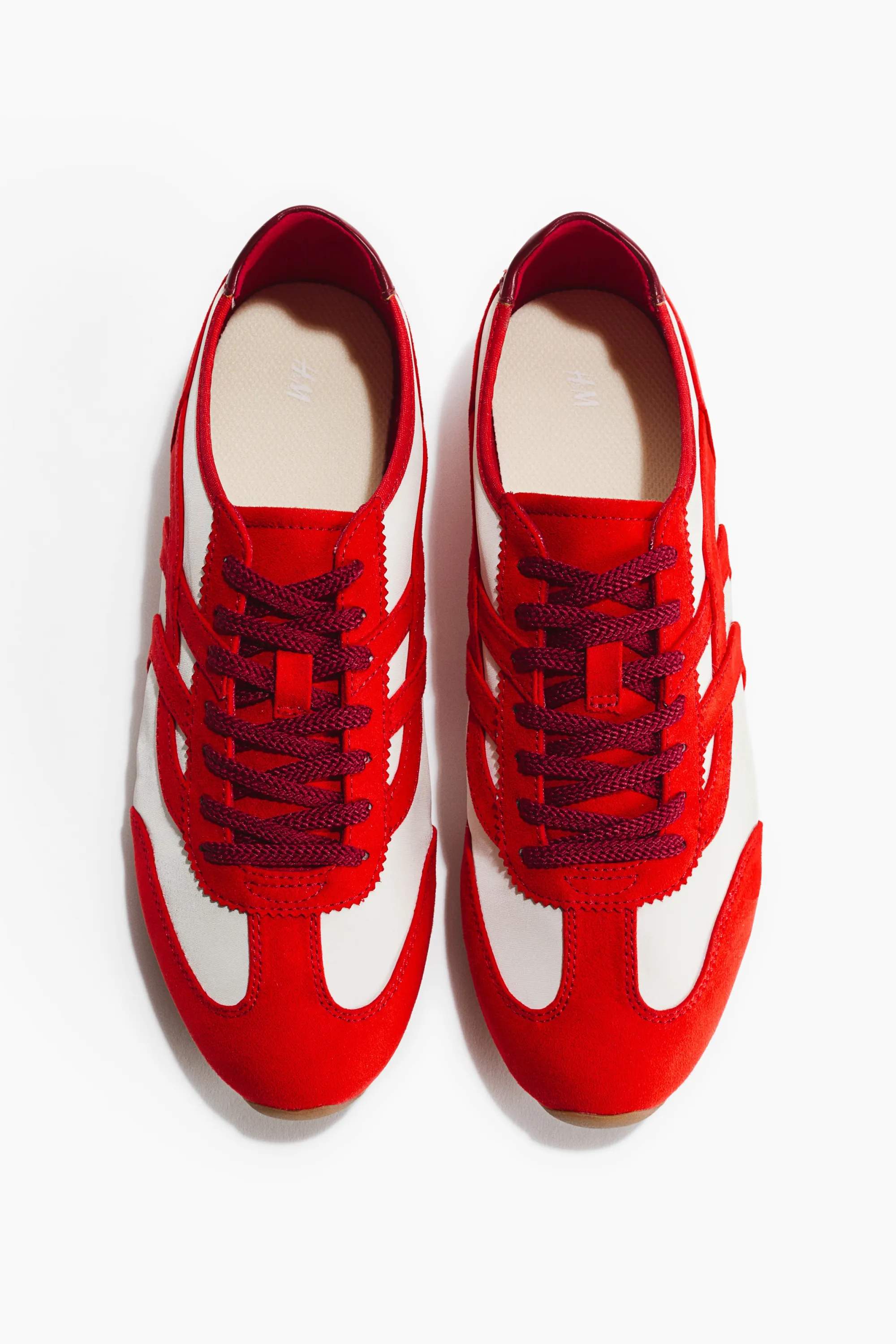 Sneakers - Rouge vif/blanc