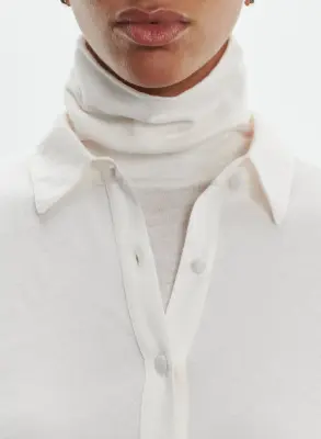Chemise en coton et cachemire — photo 3