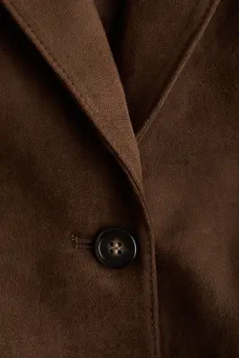 Blazer à fermeture droite - Marron foncé — photo 5