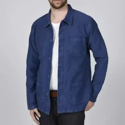 Traditionnelle veste de travail bleu Gaspard — photo 2