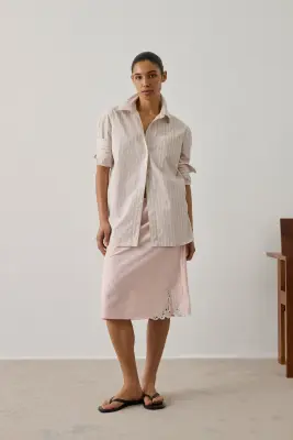 JUPE HOUNA ROSE PALE — photo 2