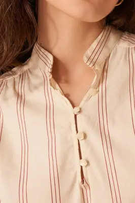 blouse sevigne rayure mimo — photo 4