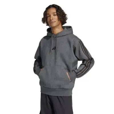 ADIDAS SWEAT CAPUCHE GRANDE LONGUEUR Anthracite — photo 1