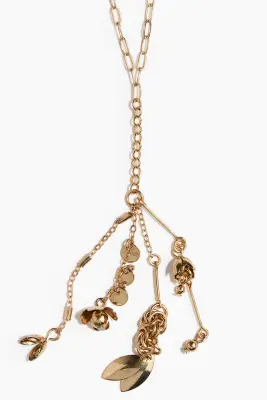 Collier lasso - Doré — photo 2