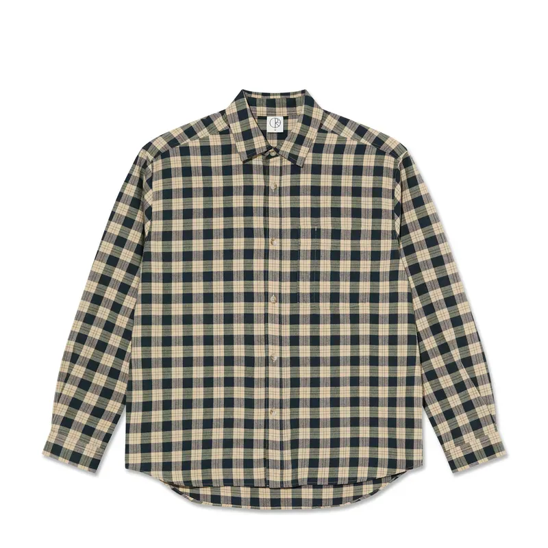 Chemise Polar Mitchell LS Shirt – teal / butter