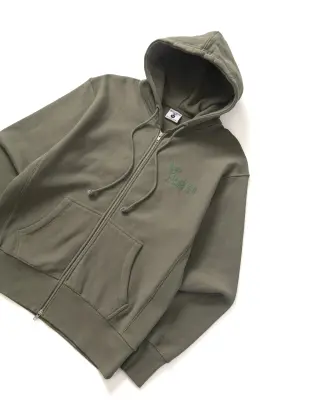 Martini Zipper Hoodie Olive — photo 2