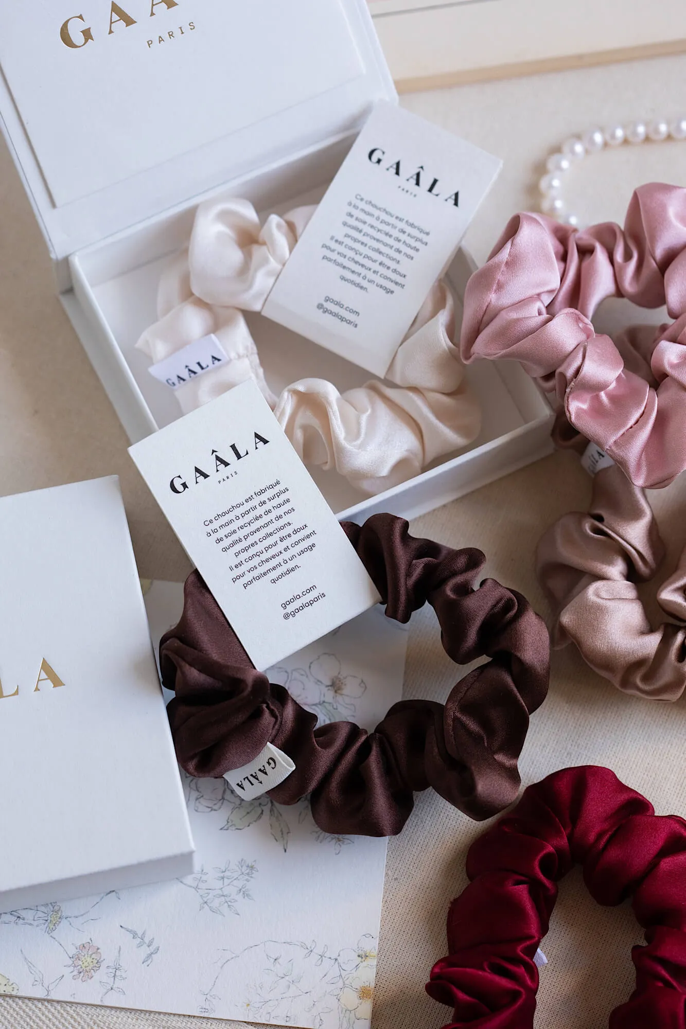 Zoe Silk Scrunchie