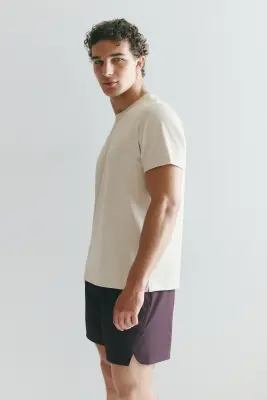 T-shirt de sport en mesh DryMove™ - Écru — photo 3