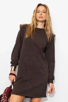 Robe sweat-shirt Femme — photo 3