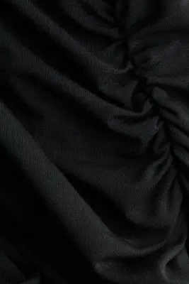 MAMA Top asymétrique en modal - Noir — photo 3