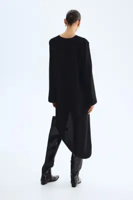 Robe asymétrique - Noir — photo 5