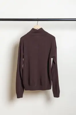 Roberto Collina – Knit LS Shirt – Moro — photo 4