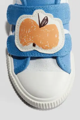 Sneakers en toile de coton - Bleu/It's a Good Day — photo 1