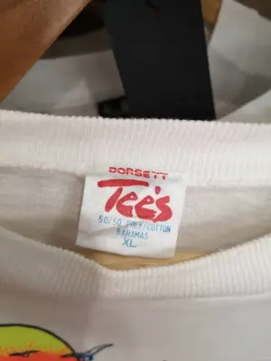 T-shirt vintage blanc avec imprimé Bahamas — photo 2