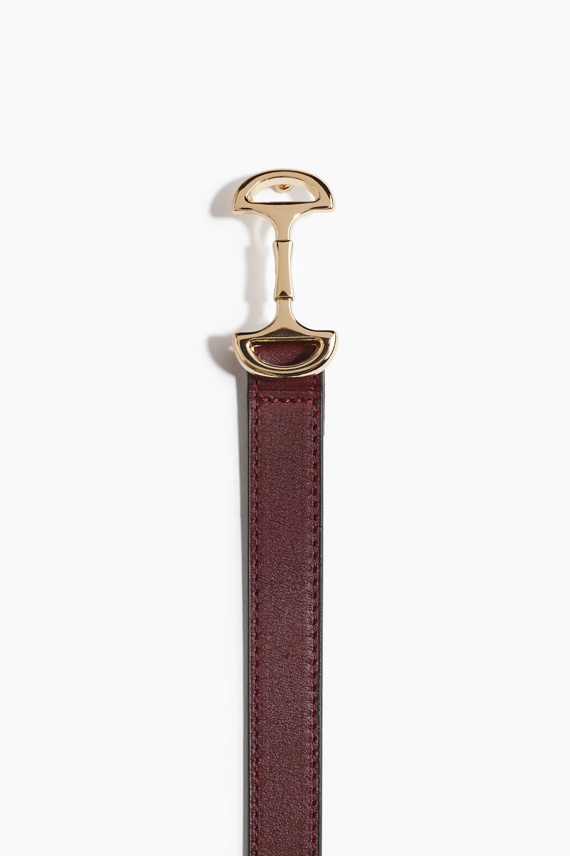 Ceinture en cuir - Bordeaux