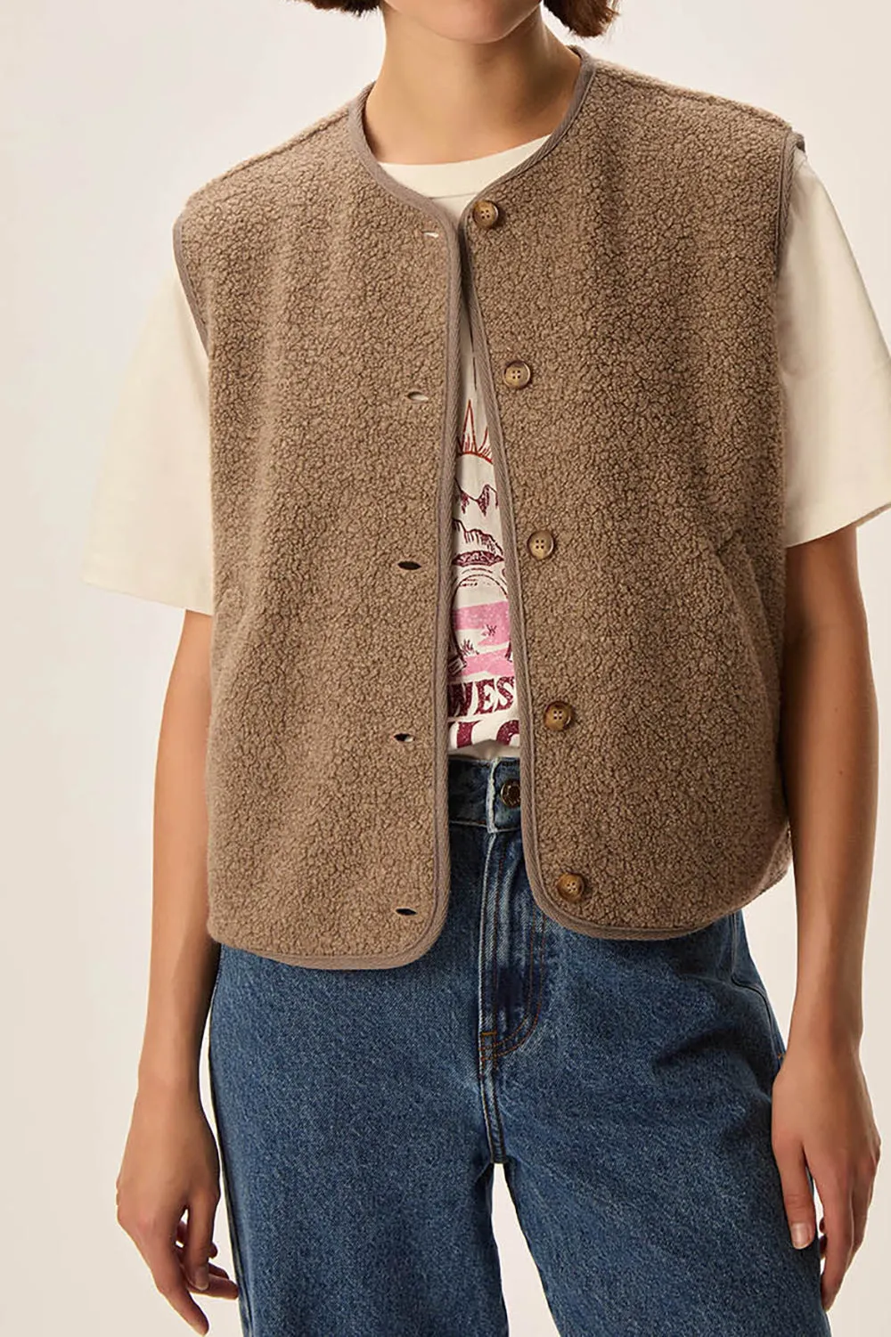 Veste maille Zlata Loup
