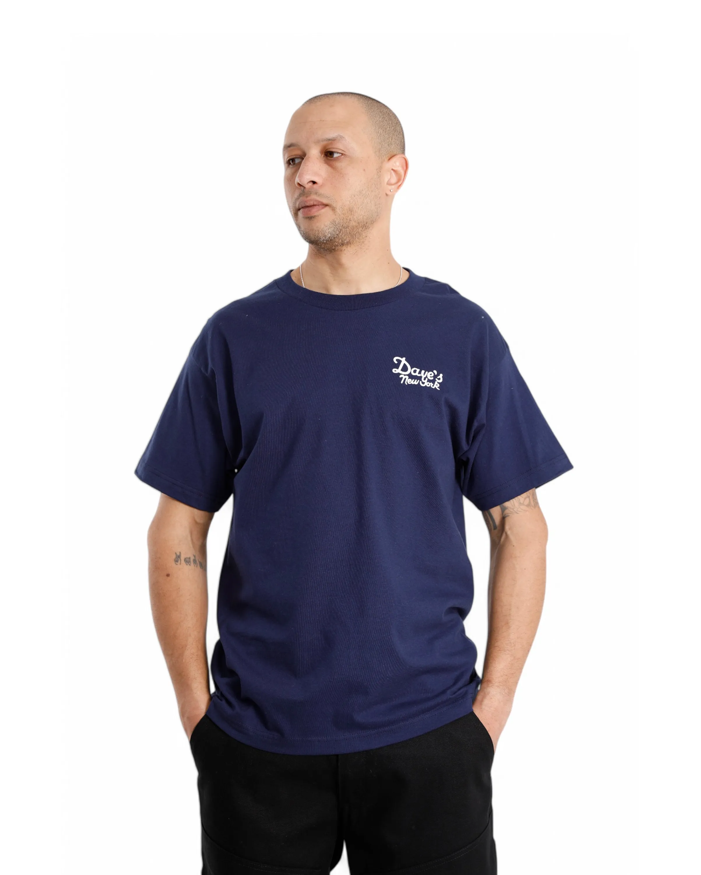 Vintage Logo Short Sleeve Tee Navy