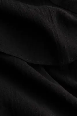 Jupe portefeuille à étages - Noir — photo 5