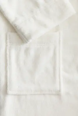Robe de chambre en coton d'Égypte - Blanc — photo 2
