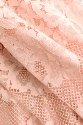 Jupe festonnée en dentelle - Rose ancien — photo 5