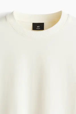 T-shirt boxy Oversized Fit - Blanc — photo 4