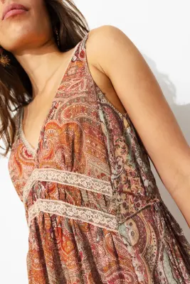 Robe longue imprimée Femme — photo 5