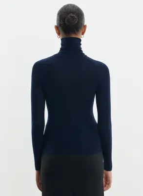 Pull en laine mérinos et soie — photo 2