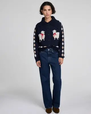 Cardigan Cecilia bleu marine — photo 2