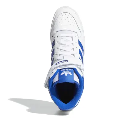 ADIDAS FORUM MID Blanc/Bleu — photo 5