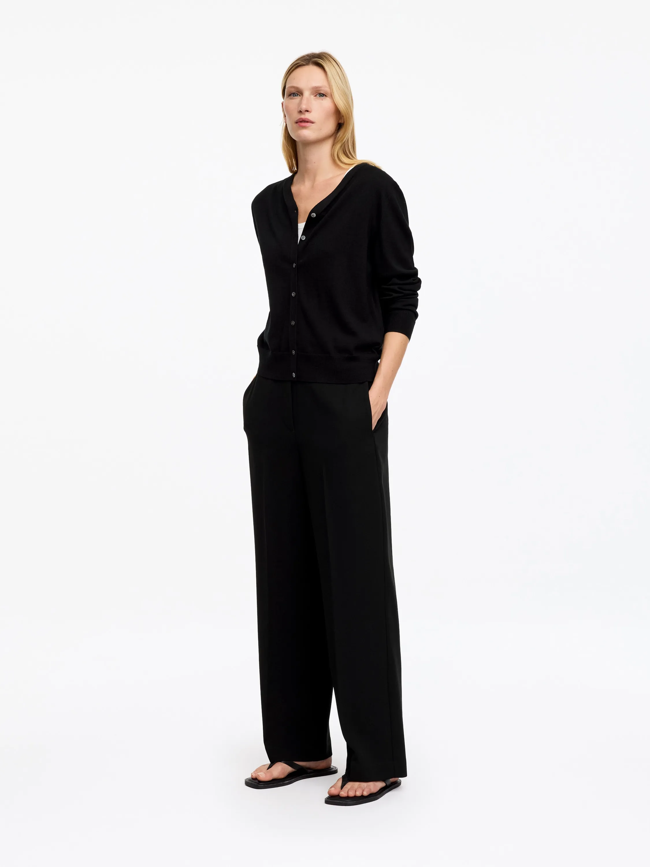 Pantalon droit - Noir