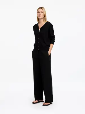 Pantalon droit - Noir — photo 1