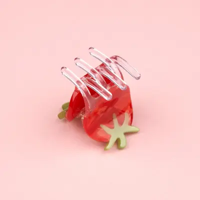 Mini pince à cheveux Tomate cerise Coucou Suzette — photo 3