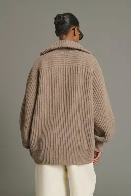 VESTE JASPER BEIGE CHINÉ — photo 5