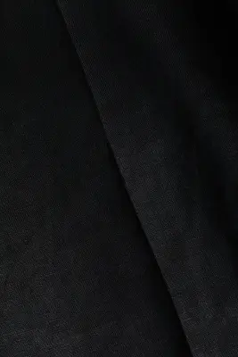 Pantalon de costume Slim Fit en lin - Noir — photo 5