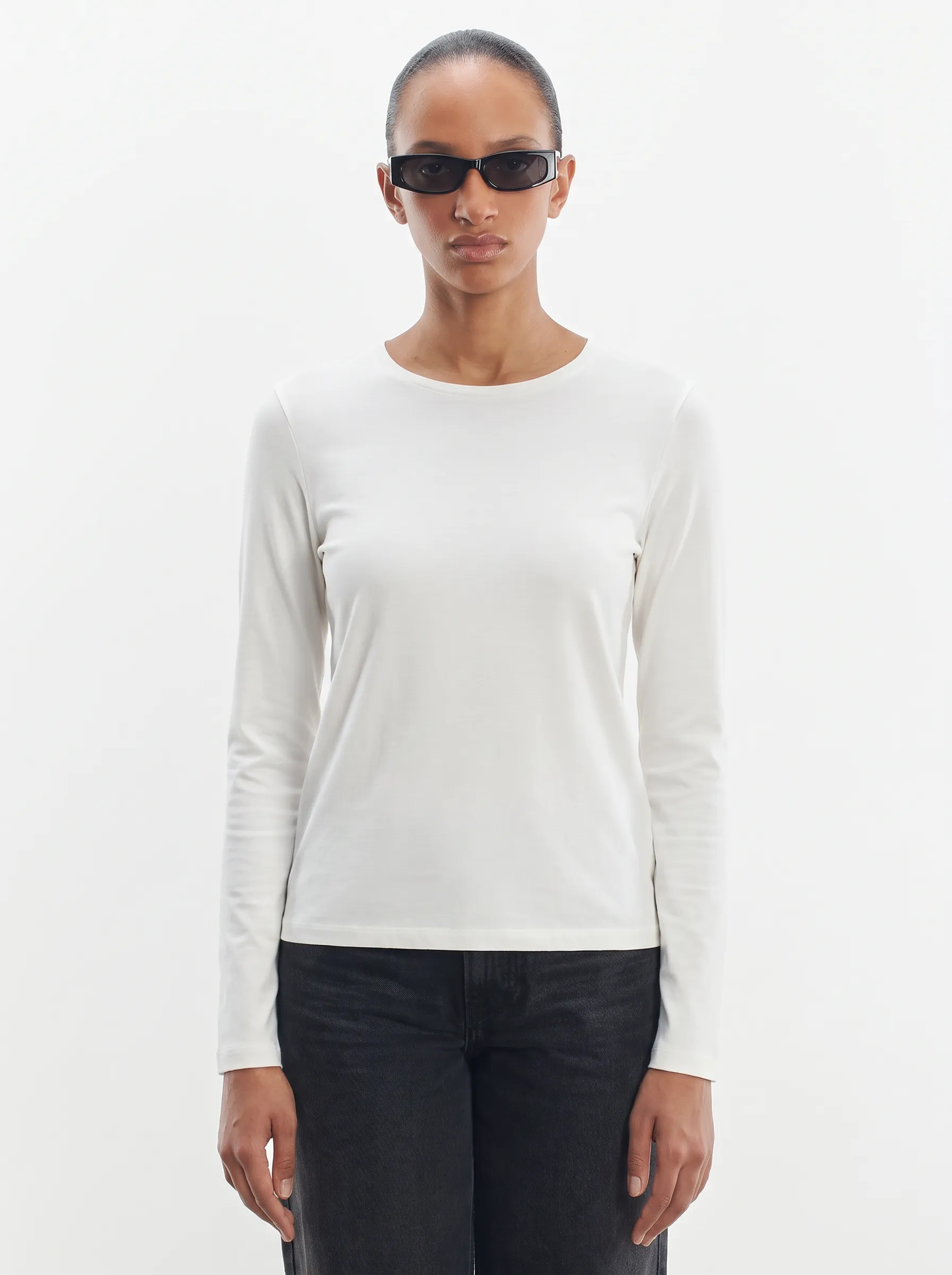 T-shirt en viscose et élasthanne