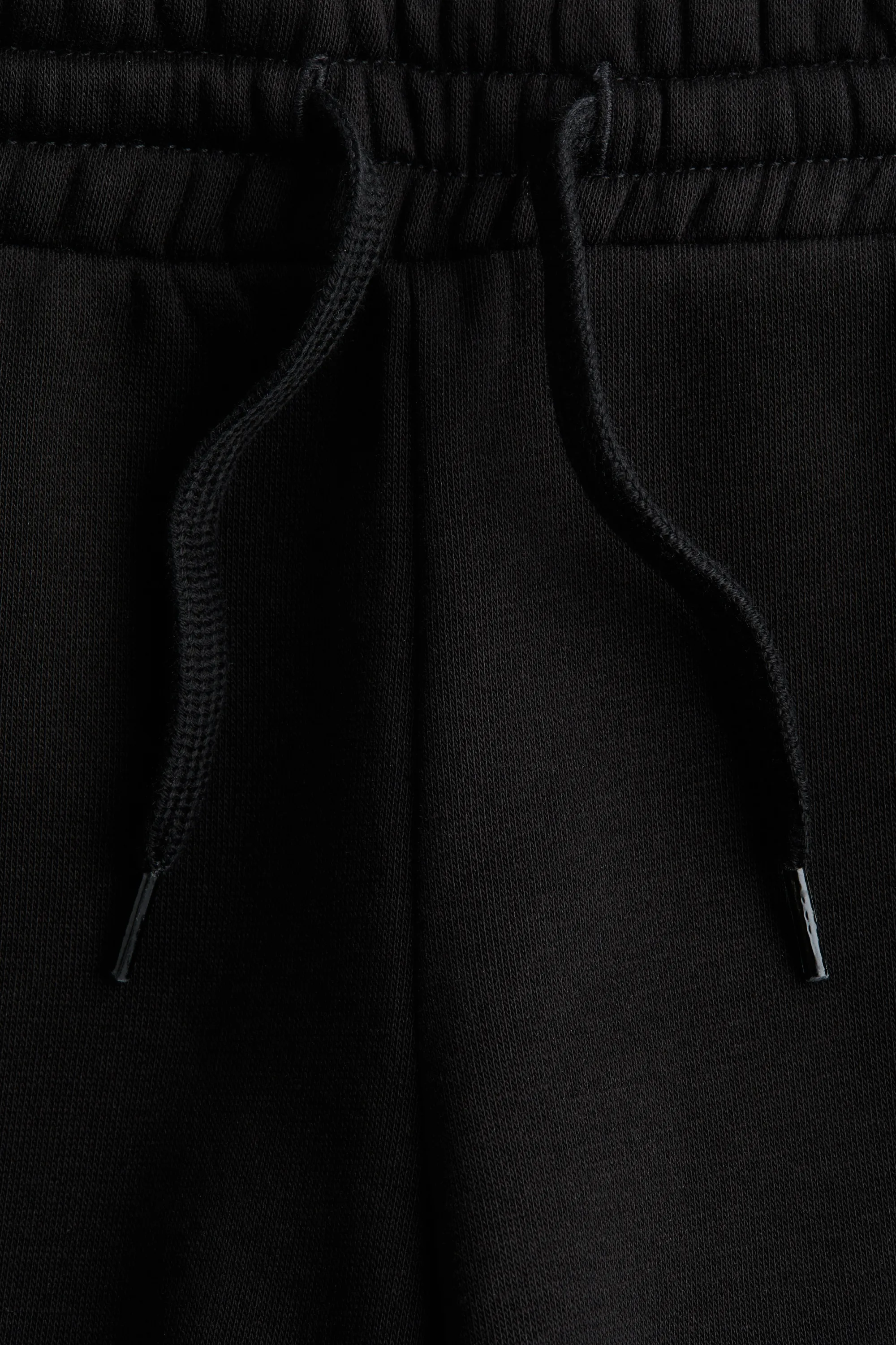 Pantalon jogger à l'intérieur brossé - Noir