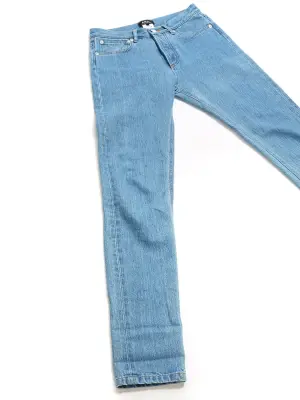 Jean Petit New Standard en toile denim japonaise bleu clair NEUF Prix boutique 160€ Taille 34 — photo 5
