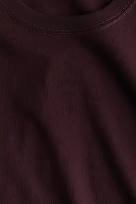 T-shirt boxy - Bordeaux — photo 2