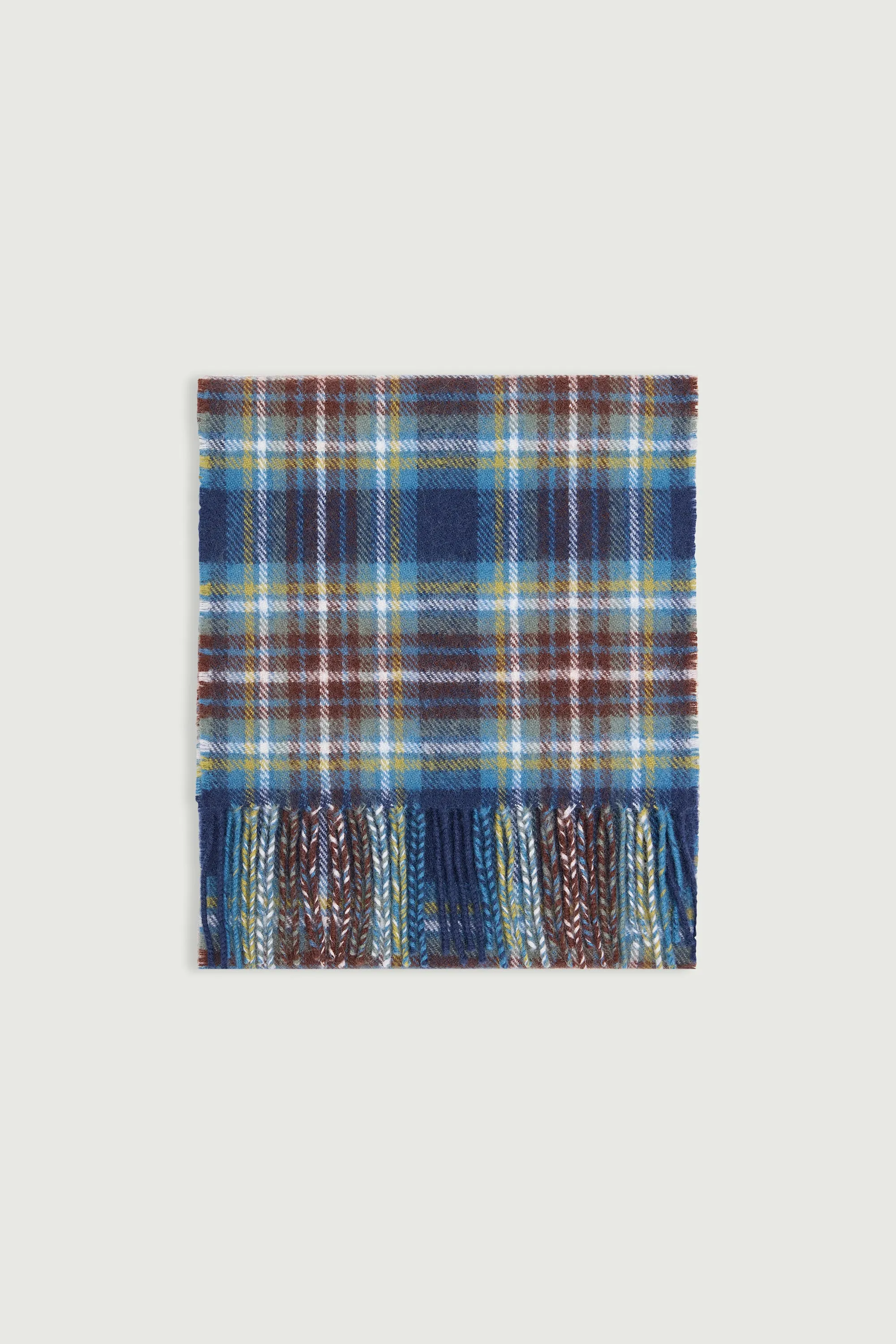 ECHARPE KELA BLEU/MARRON