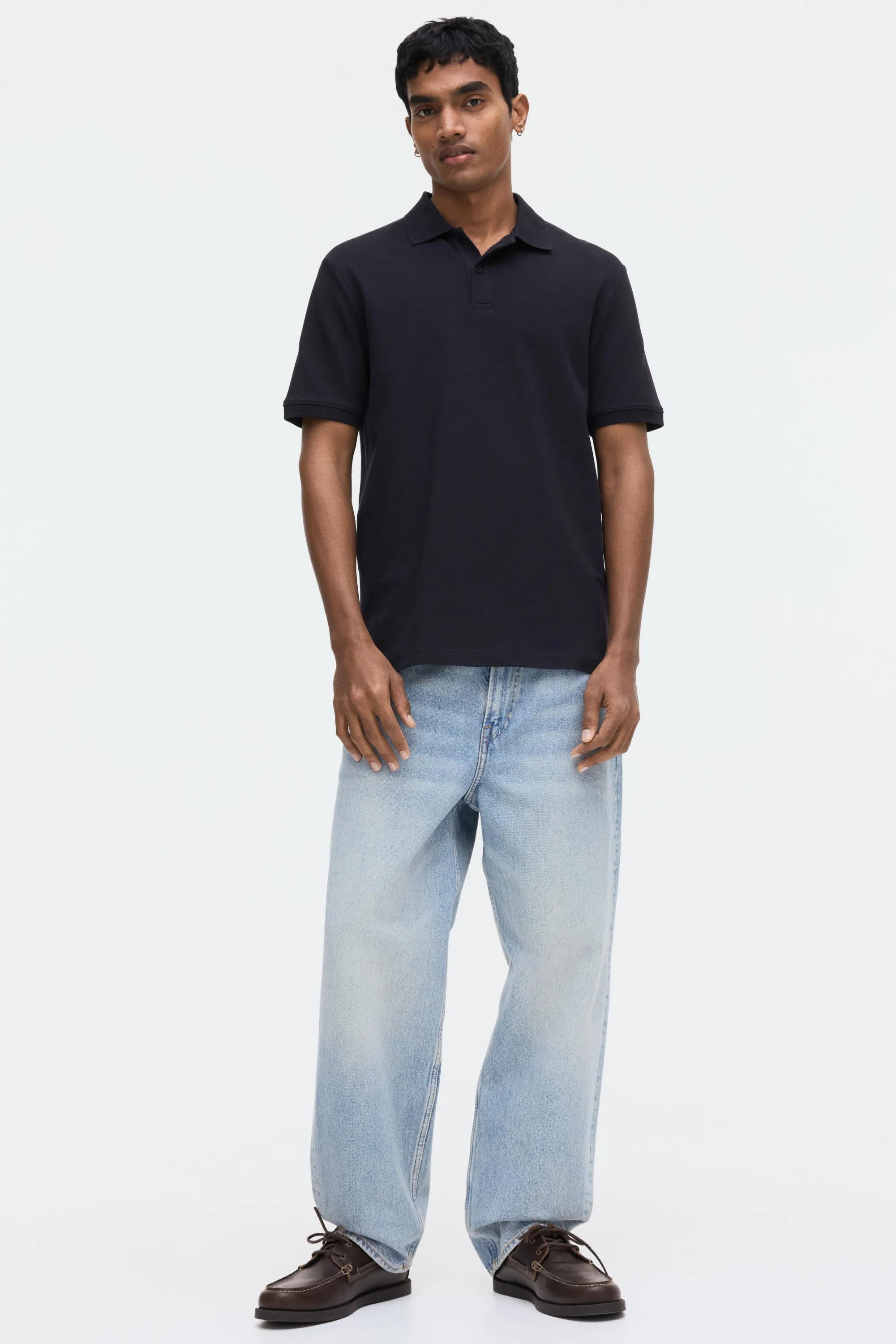 Polo Regular Fit - Bleu marine