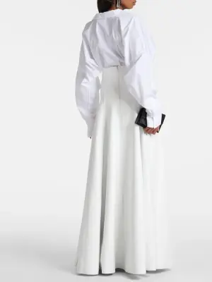 Jupe Long Grace blanc similicuir Prix boutique 980€ Taille XS — photo 3