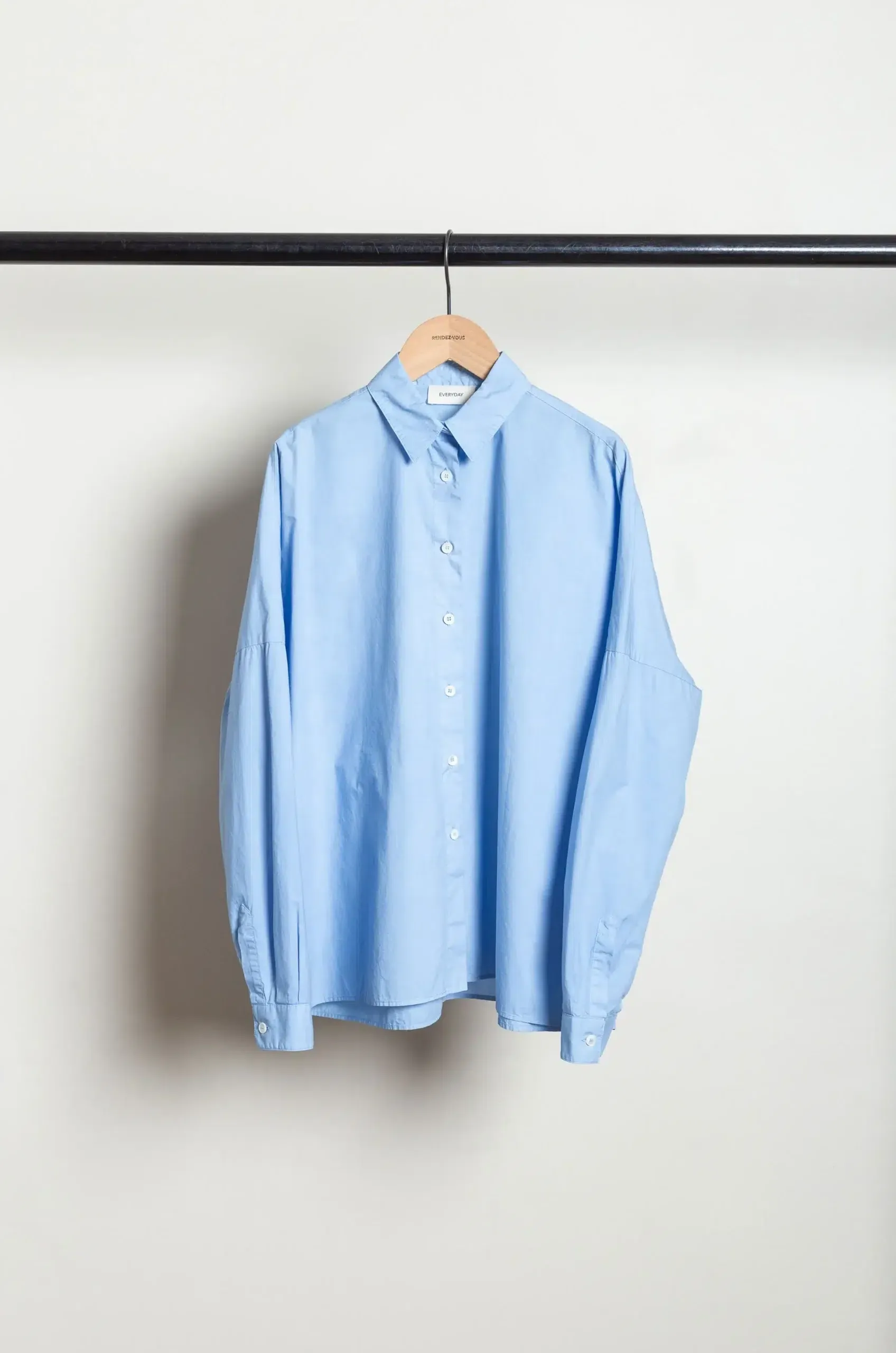 Everyday Shirts – GIOIA 77DT1622 – CELESTE UNITO TINTO CAPO / GAR.DYED L.BLUE PLAIN