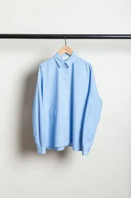 Everyday Shirts – GIOIA 77DT1622 – CELESTE UNITO TINTO CAPO / GAR.DYED L.BLUE PLAIN