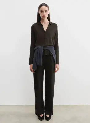 Chemise en viscose et élasthanne