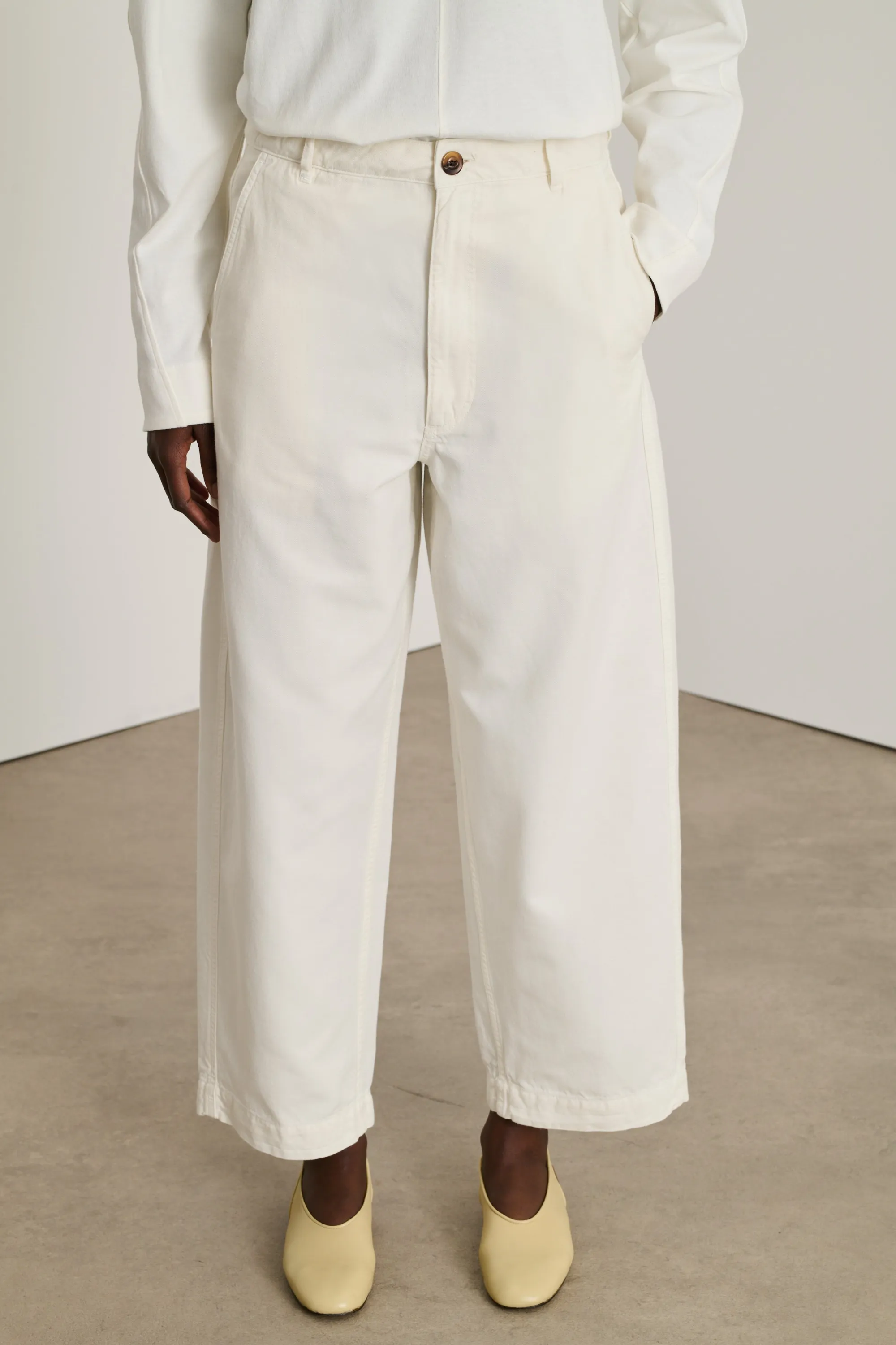 PANTALON CLOVIS ÉCRU