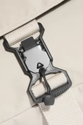 Sac messager à bandoulière - Taupe clair — photo 3