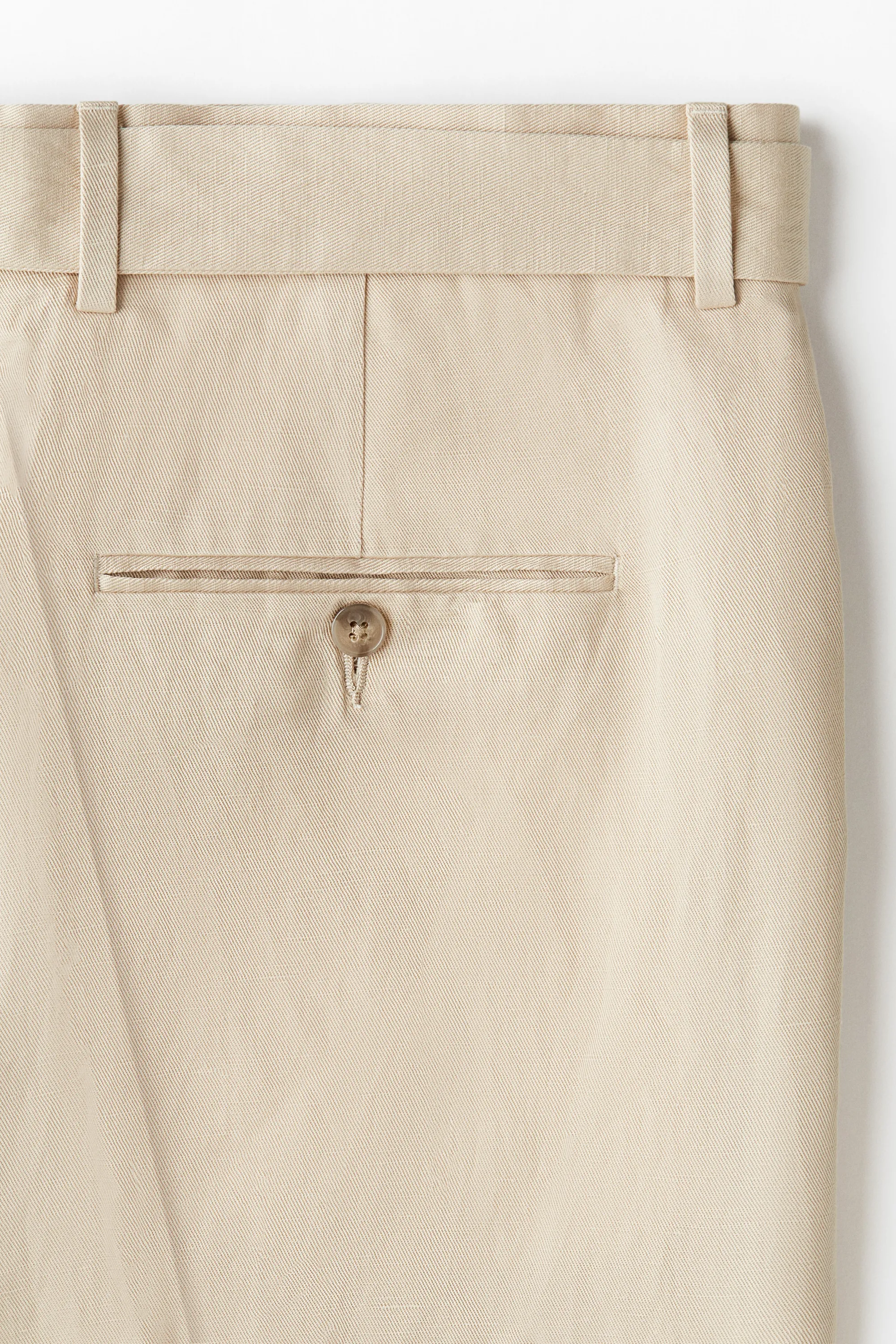 Short de costume Relaxed Fit en lyocell mélangé - Beige clair