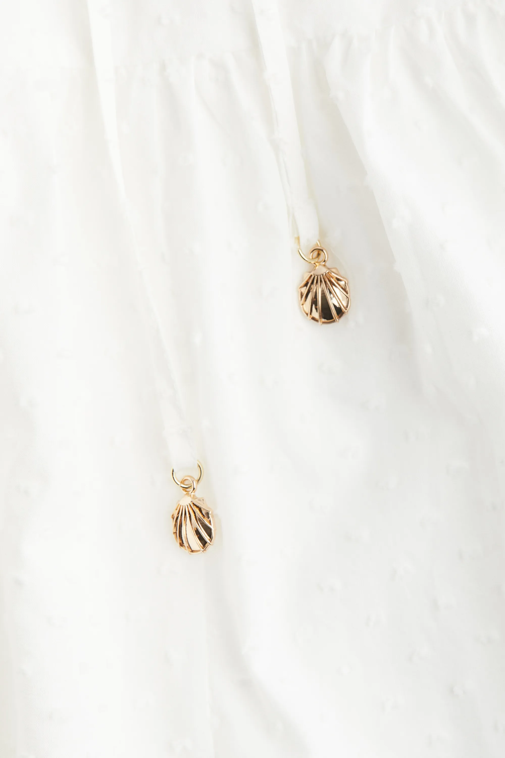 Robe en plumetis - Blanc
