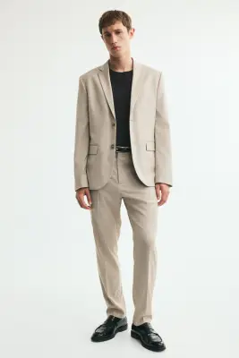Veste Slim Fit - Beige — photo 4