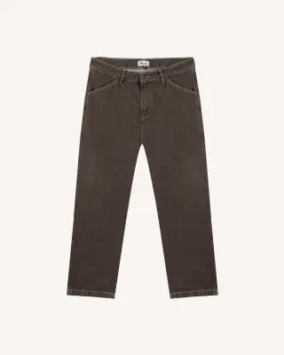 Faguo – Jean Denim Loose Chocolat — photo 3